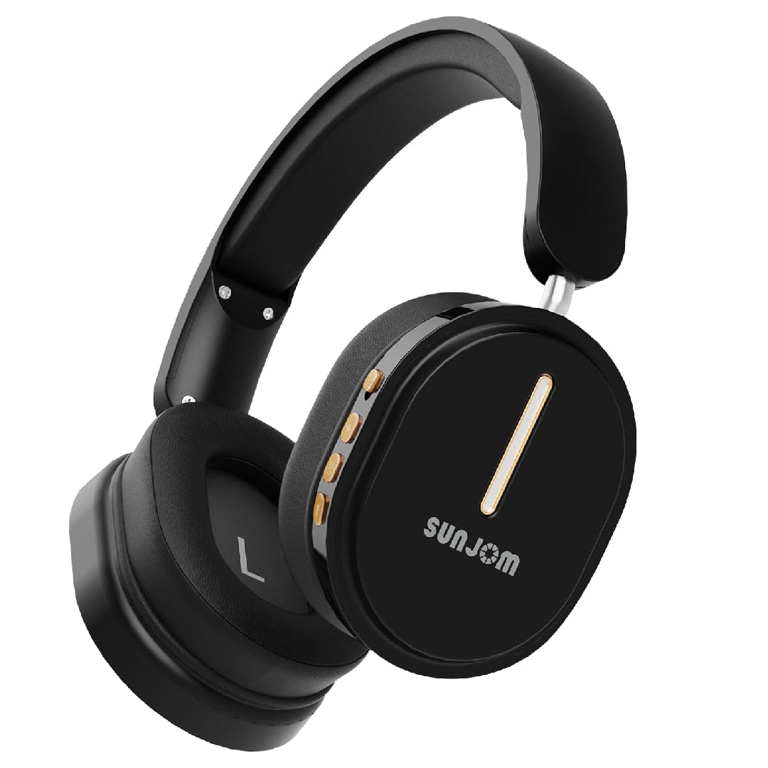 Wireless and Wired Stereo HiFi Foldable Over-Ear Bluetooth Headphones