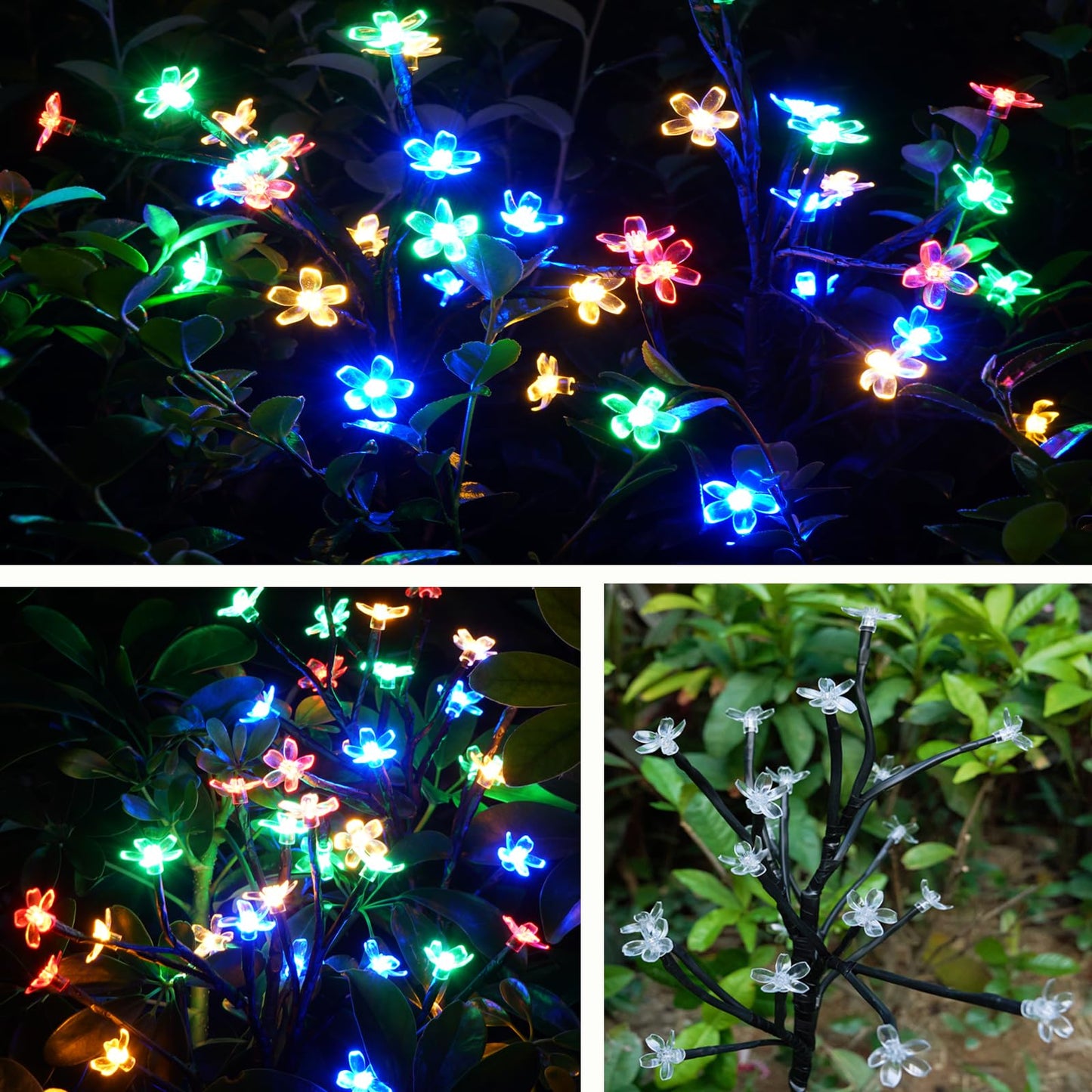 Outdoor Waterproof Multicolor Solar Garden Lawn Lights