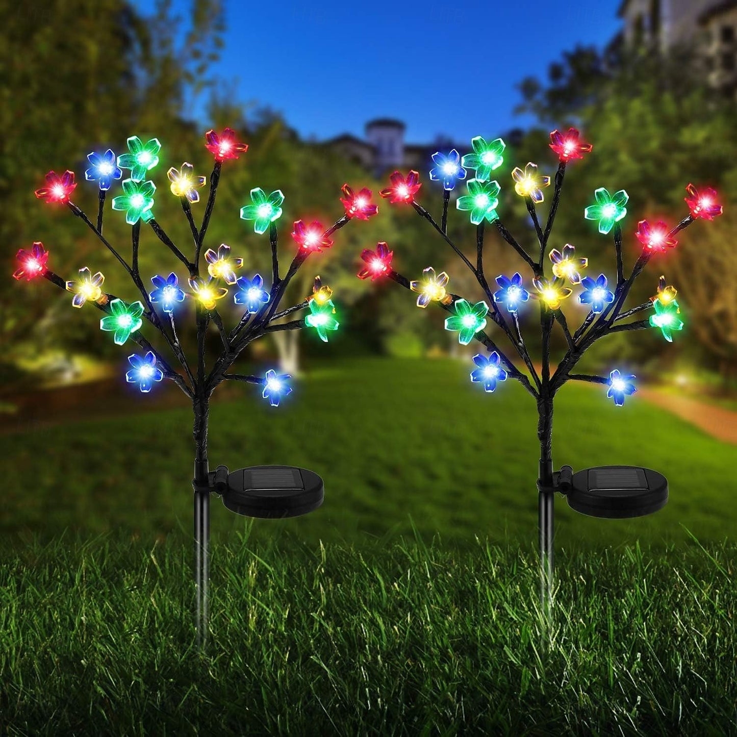 Outdoor Waterproof Multicolor Solar Garden Lawn Lights